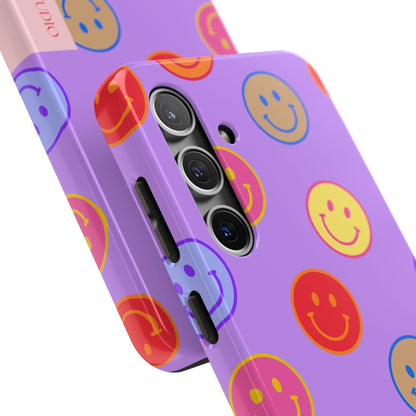 LAVENDER SMILEY, Tough Phone Case