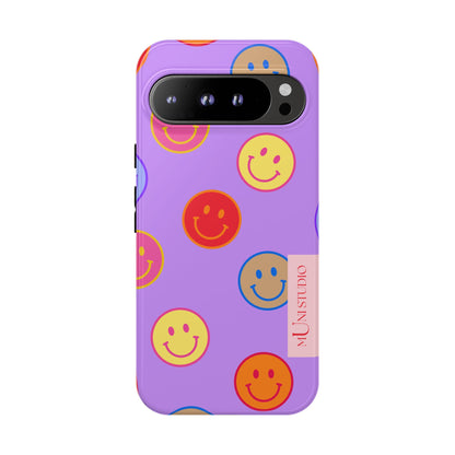 LAVENDER SMILEY, Tough Phone Case