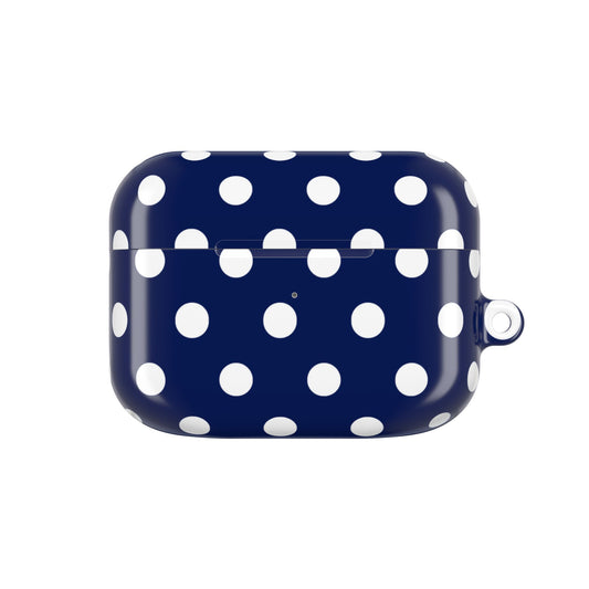 Muni Studio NAVY POLKA AirPod Case