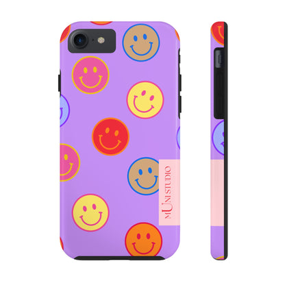 LAVENDER SMILEY, Tough Phone Case
