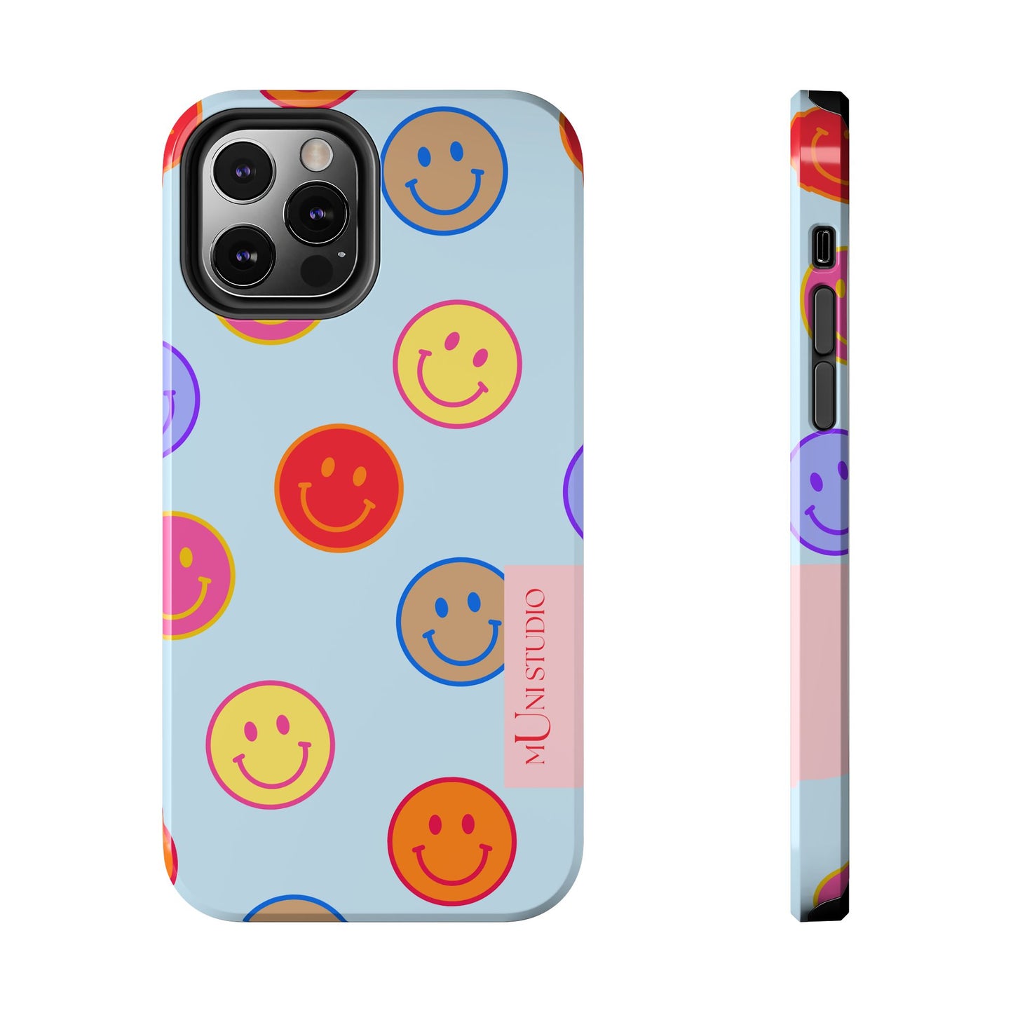 HORIZON BLUE SMILEY, Tough Phone Case