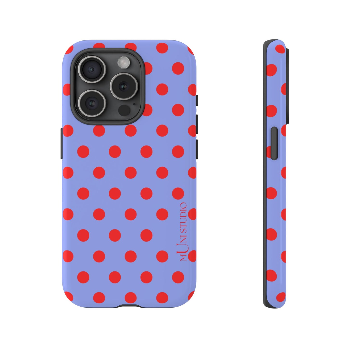 RED POLKA, Tough Phone Case