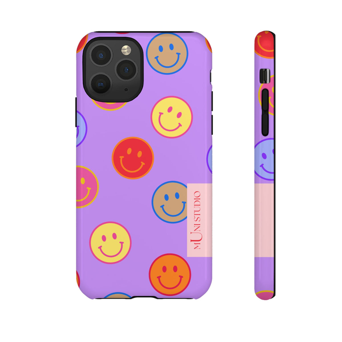 LAVENDER SMILEY, Tough Phone Case