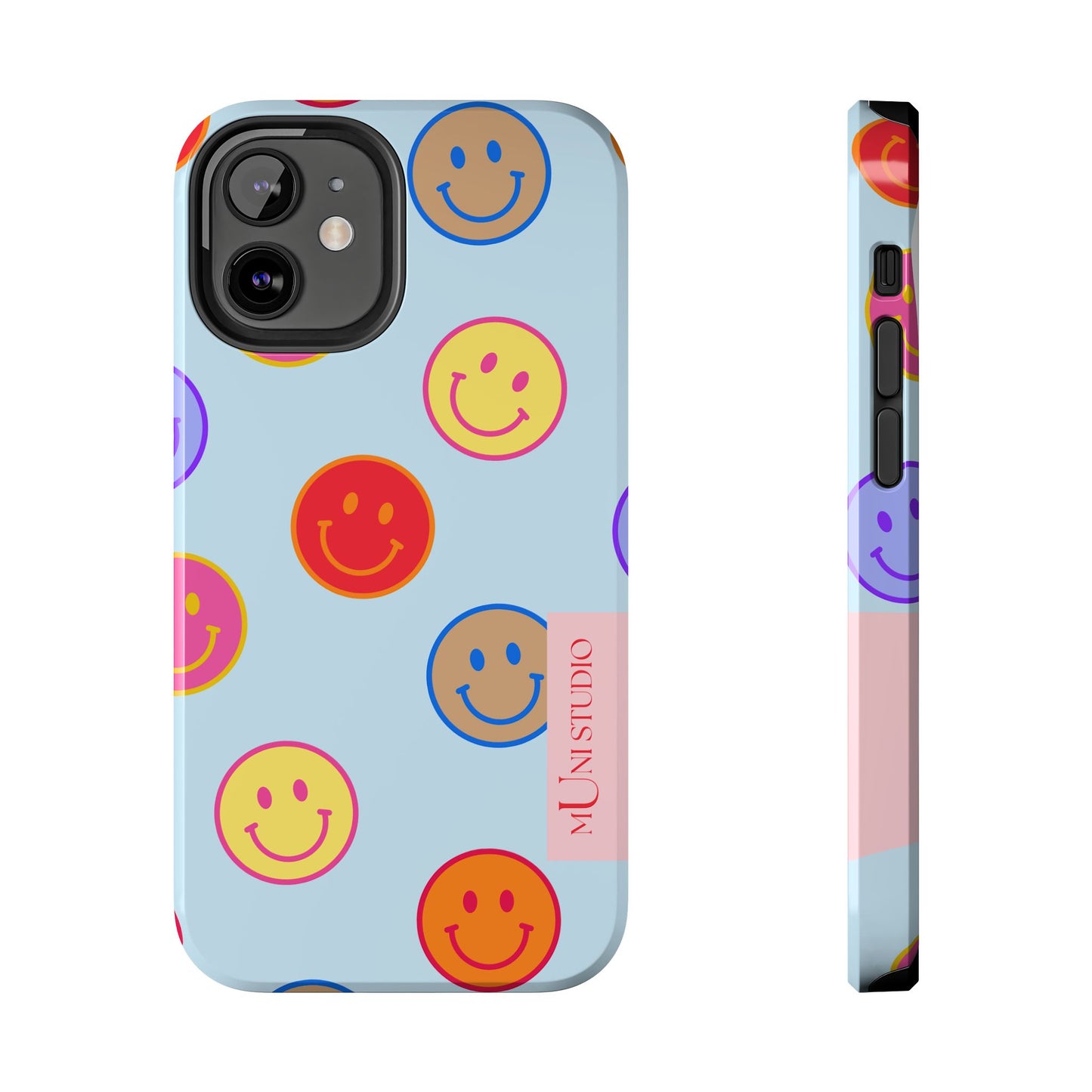 HORIZON BLUE SMILEY, Tough Phone Case