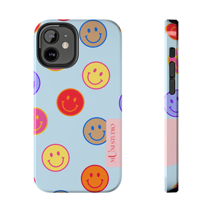 HORIZON BLUE SMILEY, Tough Phone Case