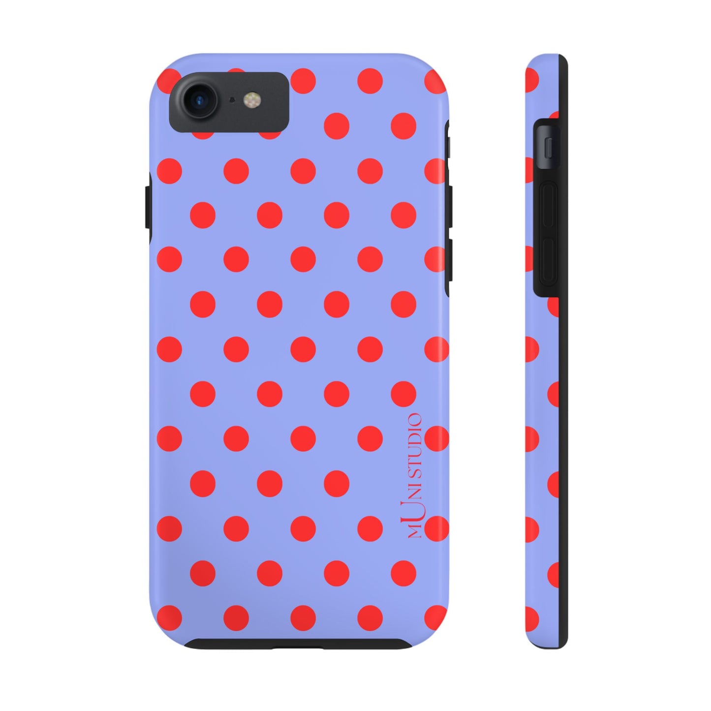 RED POLKA, Tough Phone Case
