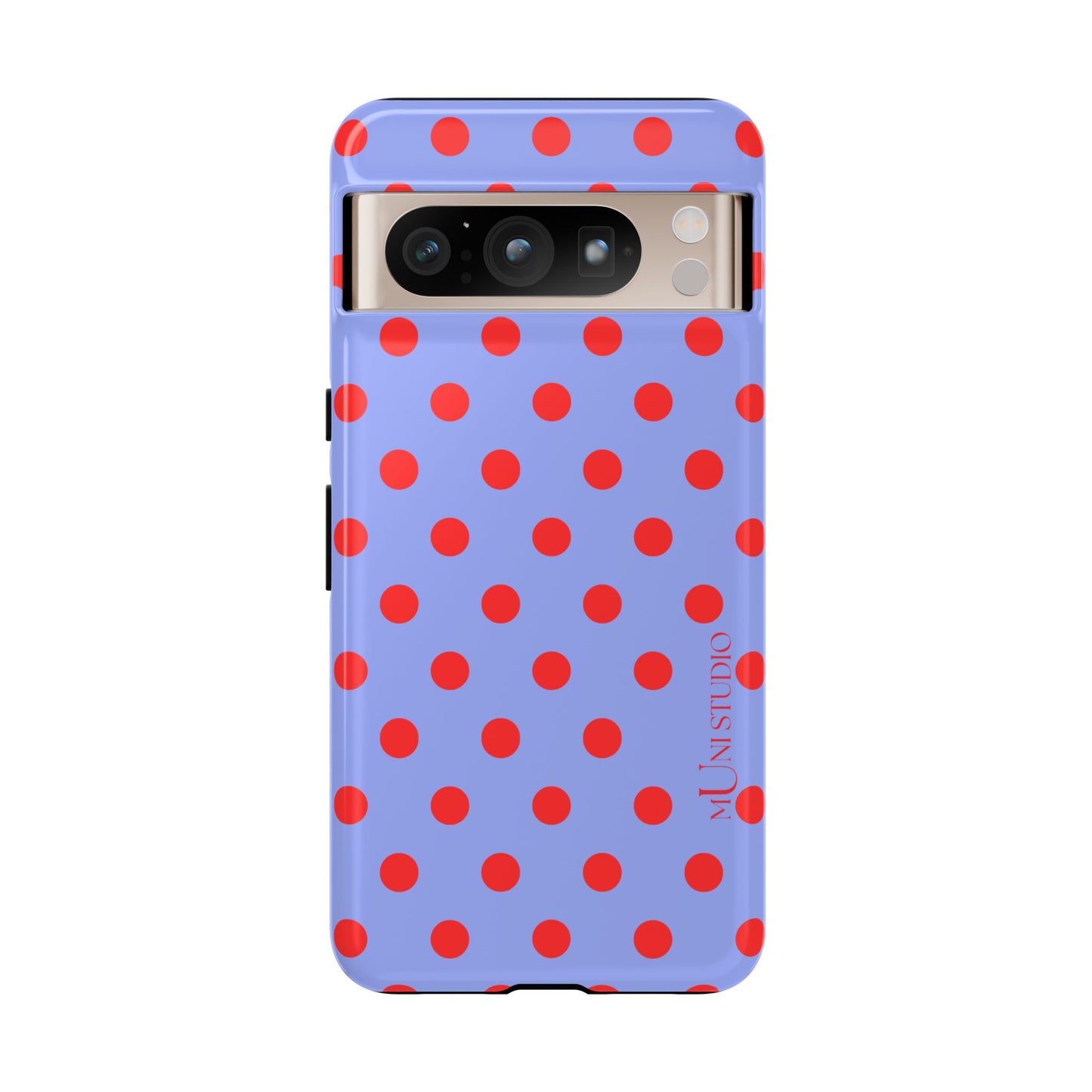 RED POLKA, Tough Phone Case
