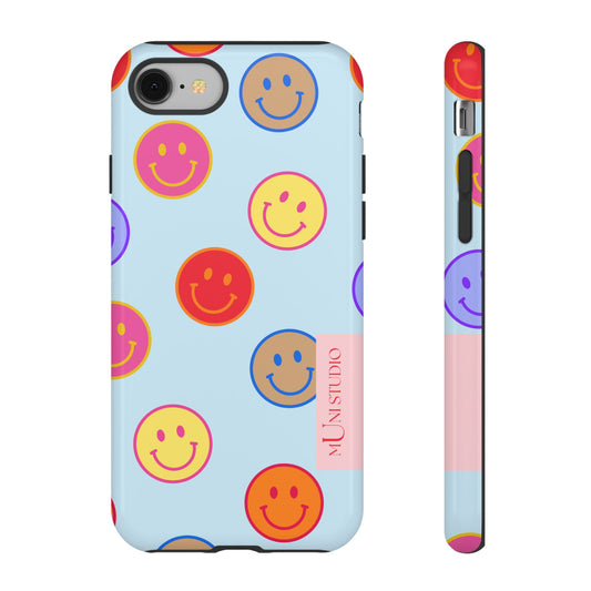 HORIZON BLUE SMILEY, Tough Phone Case