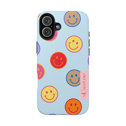 HORIZON BLUE SMILEY, Tough Phone Case