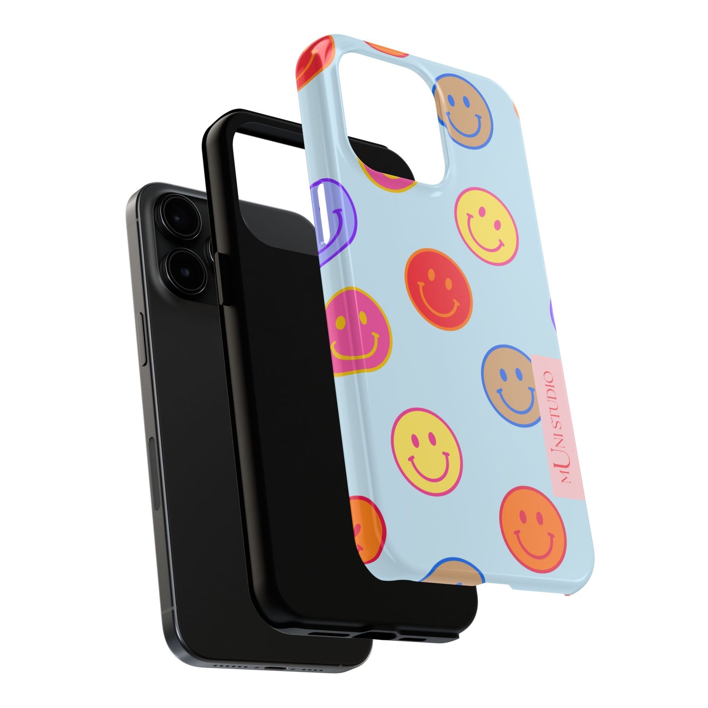 HORIZON BLUE SMILEY, Tough Phone Case