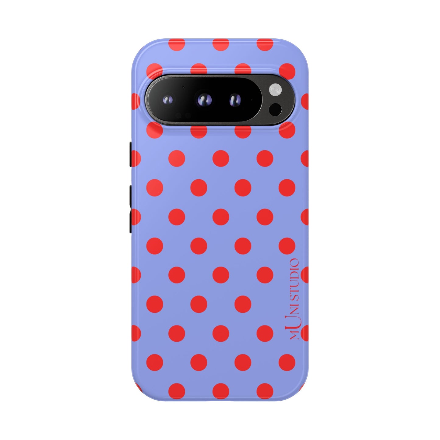 RED POLKA, Tough Phone Case