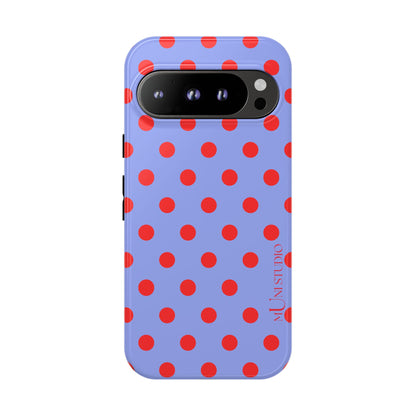 RED POLKA, Tough Phone Case