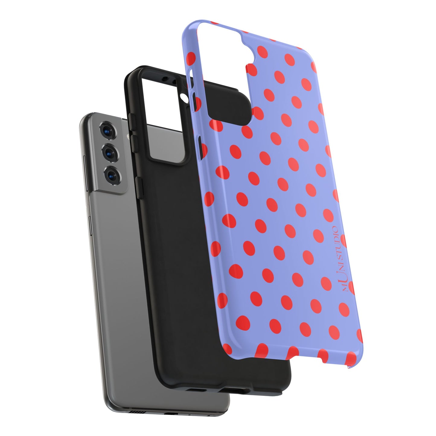 RED POLKA, Tough Phone Case
