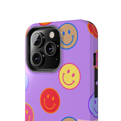 LAVENDER SMILEY, Tough Phone Case