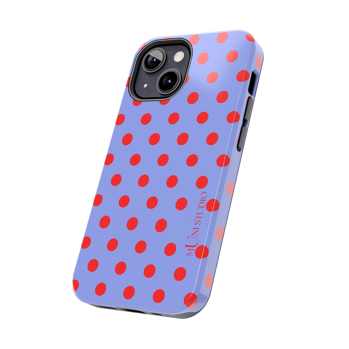 RED POLKA, Tough Phone Case