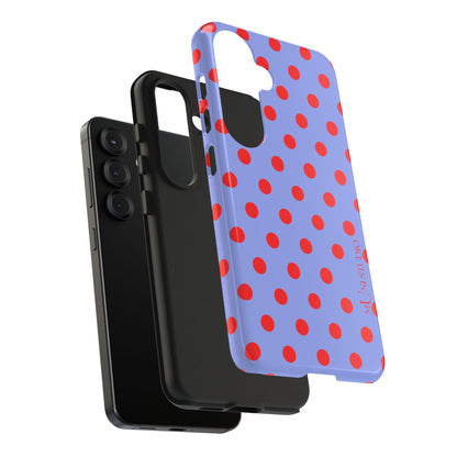 RED POLKA, Tough Phone Case