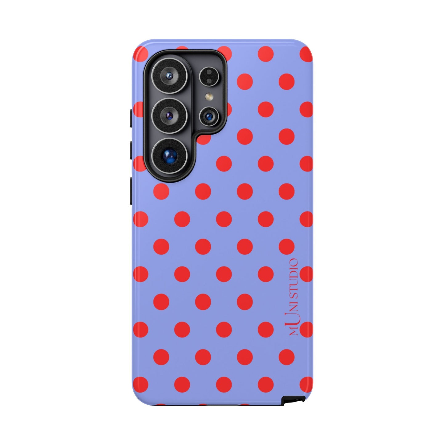 RED POLKA, Tough Phone Case