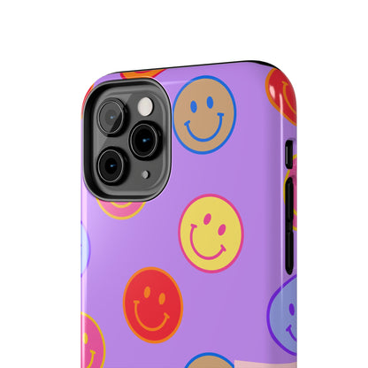 LAVENDER SMILEY, Tough Phone Case
