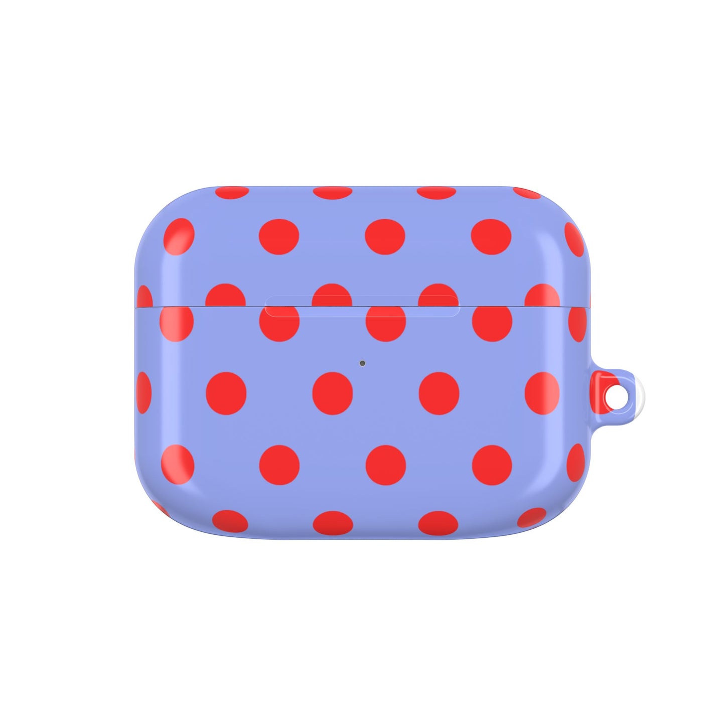 Muni Studio RED POLKA AirPod Case – front view