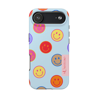 HORIZON BLUE SMILEY, Tough Phone Case