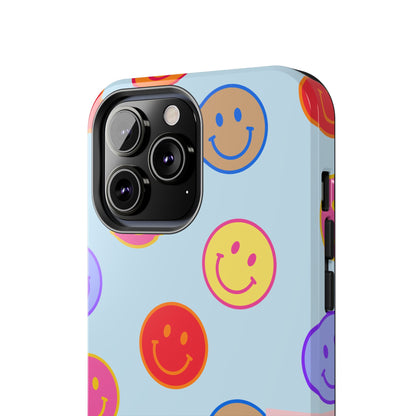 HORIZON BLUE SMILEY, Tough Phone Case