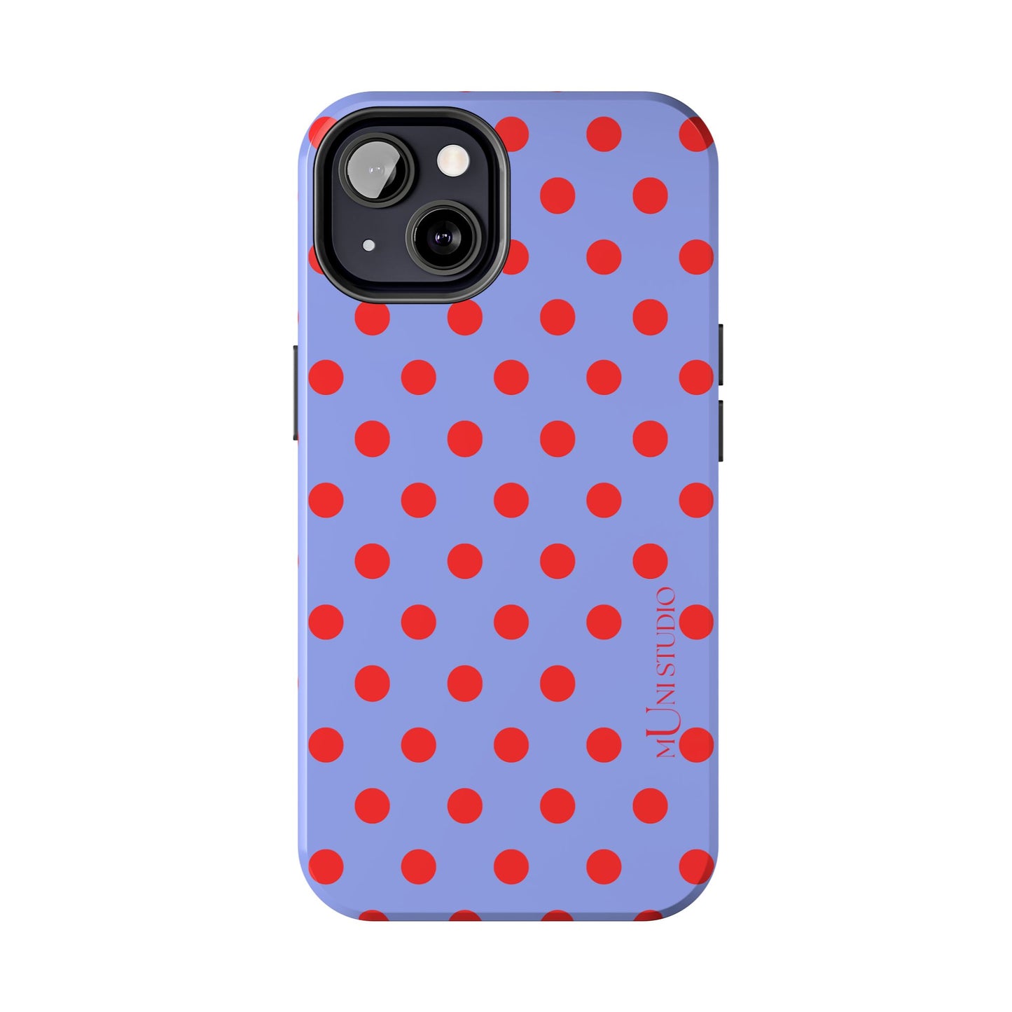 RED POLKA, Tough Phone Case