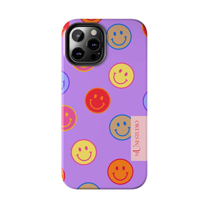 LAVENDER SMILEY, Tough Phone Case