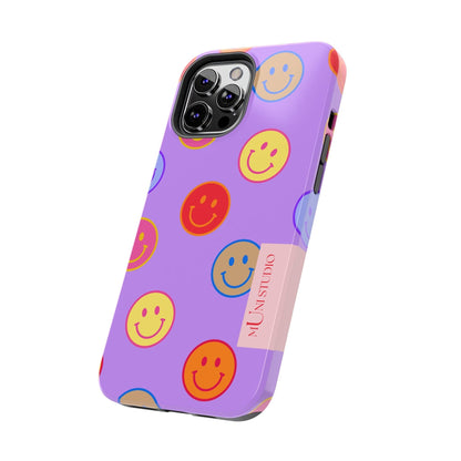 LAVENDER SMILEY, Tough Phone Case