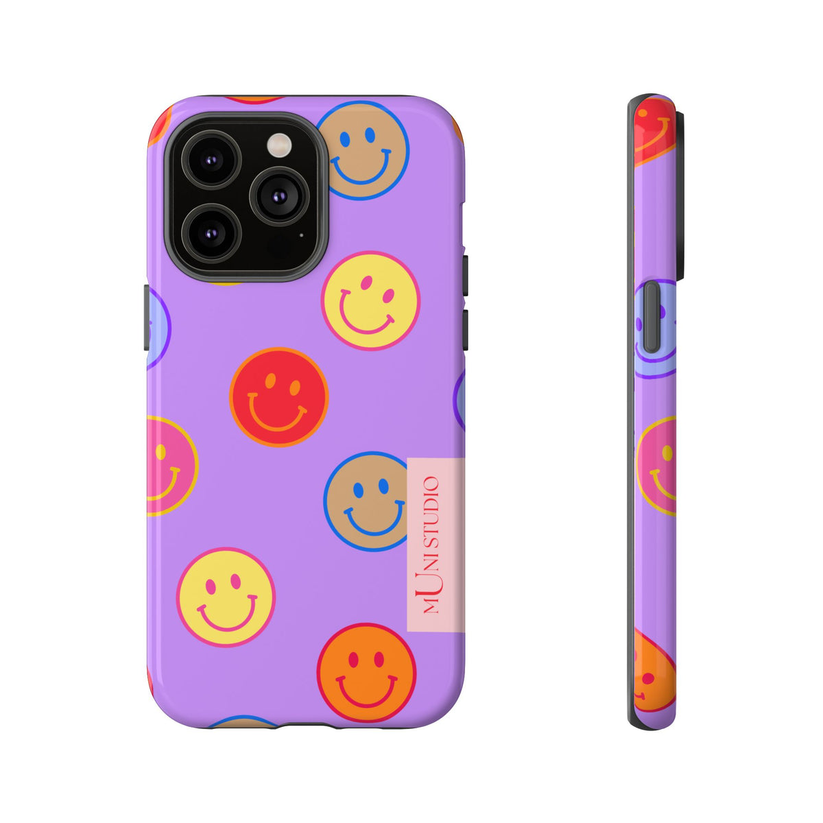LAVENDER SMILEY, Tough Phone Case