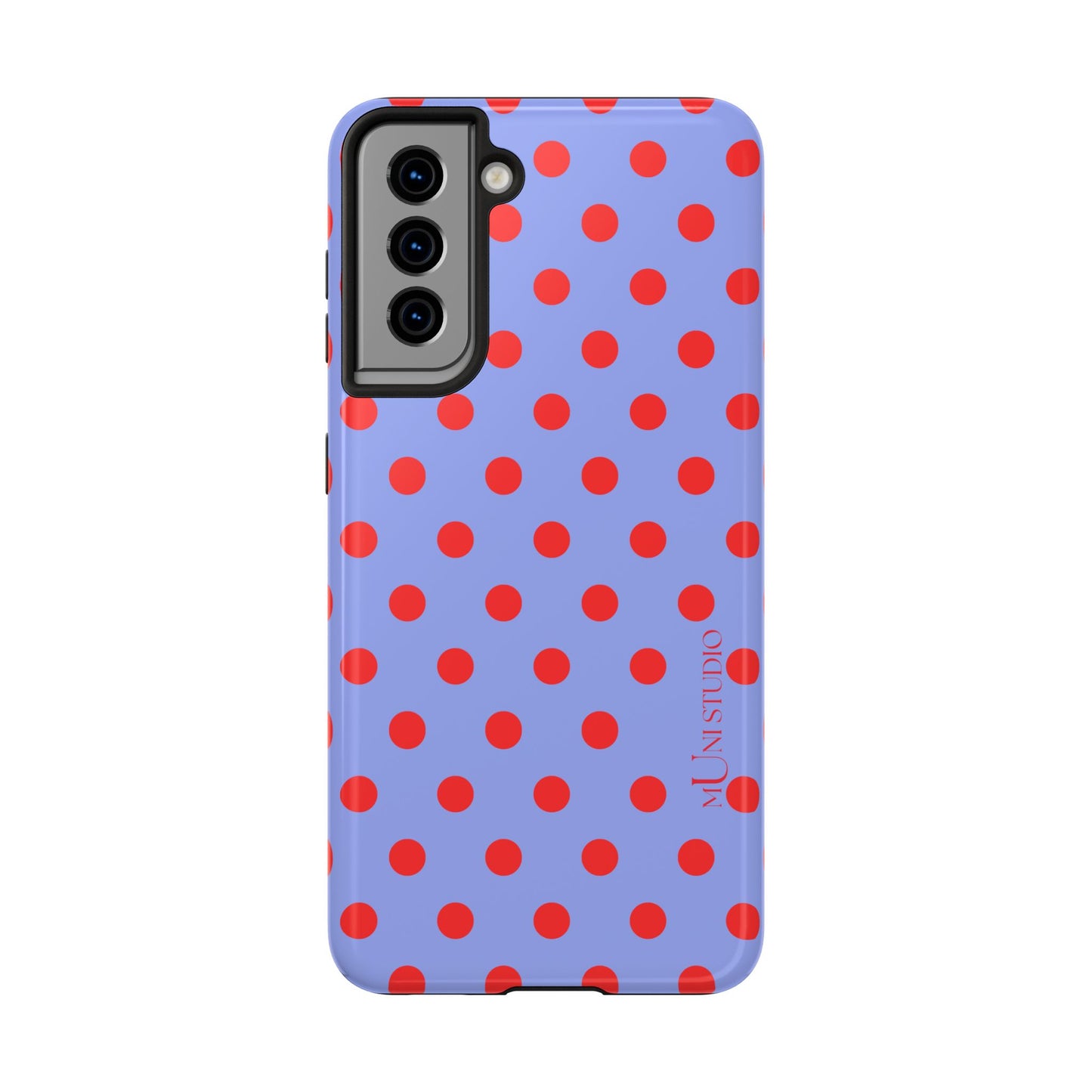 RED POLKA, Tough Phone Case