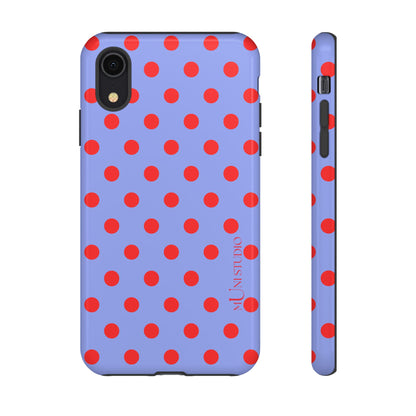RED POLKA, Tough Phone Case