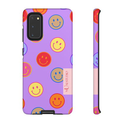 LAVENDER SMILEY, Tough Phone Case