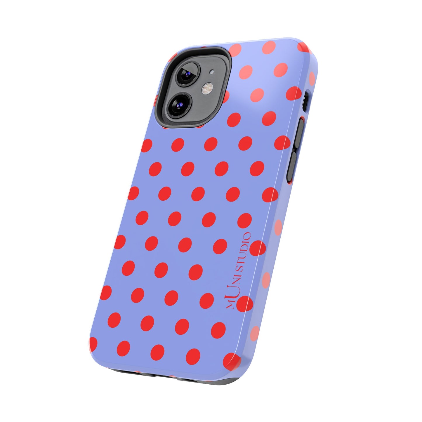 RED POLKA, Tough Phone Case