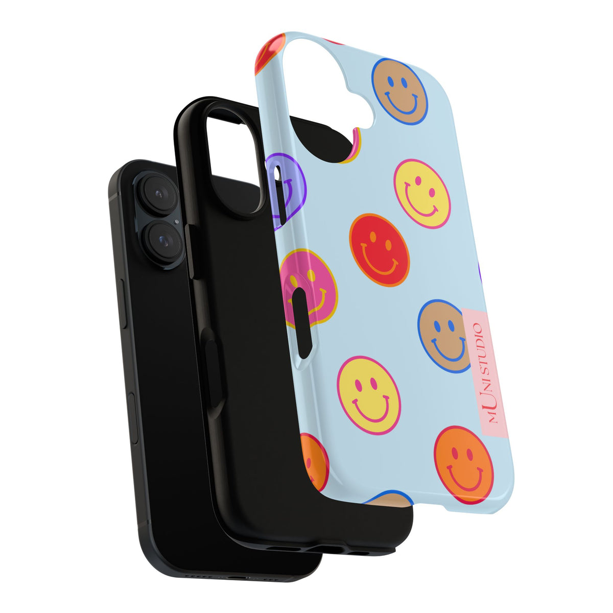 HORIZON BLUE SMILEY, Tough Phone Case