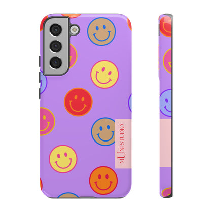 LAVENDER SMILEY, Tough Phone Case