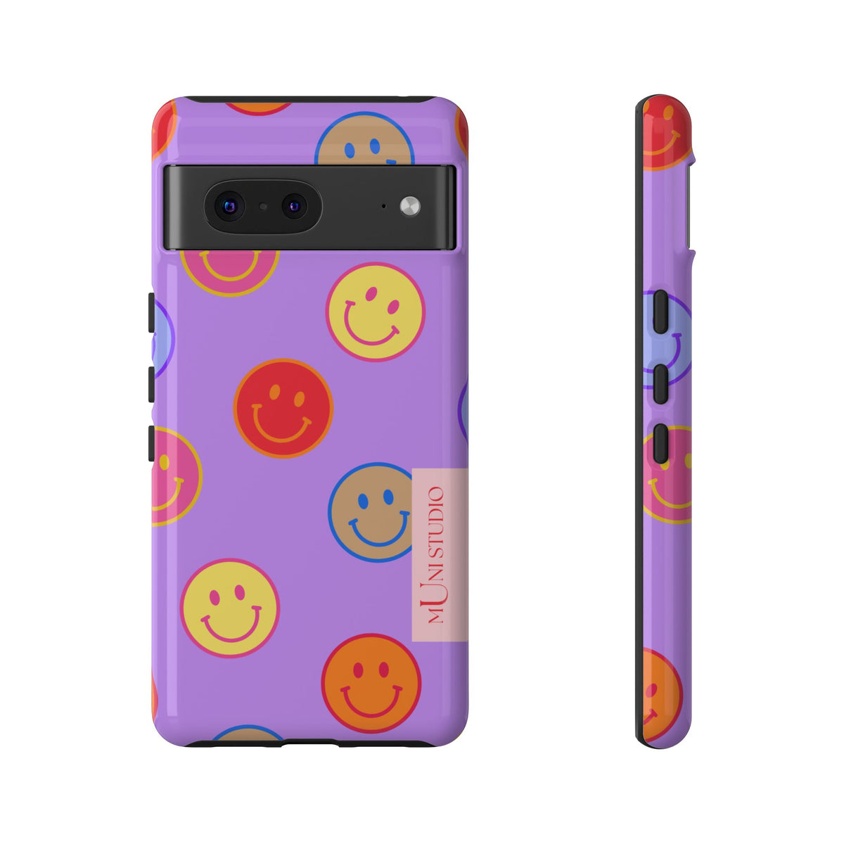 LAVENDER SMILEY, Tough Phone Case