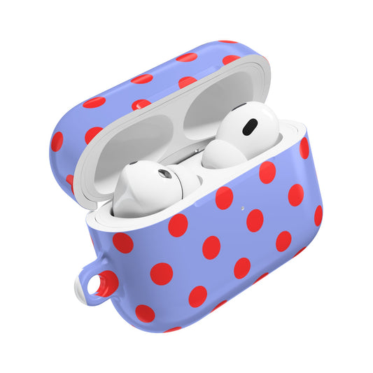 Muni Studio RED POLKA AirPod Case