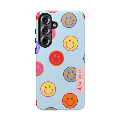 HORIZON BLUE SMILEY, Tough Phone Case