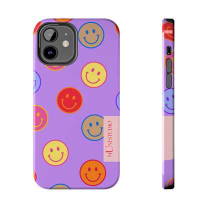 LAVENDER SMILEY, Tough Phone Case