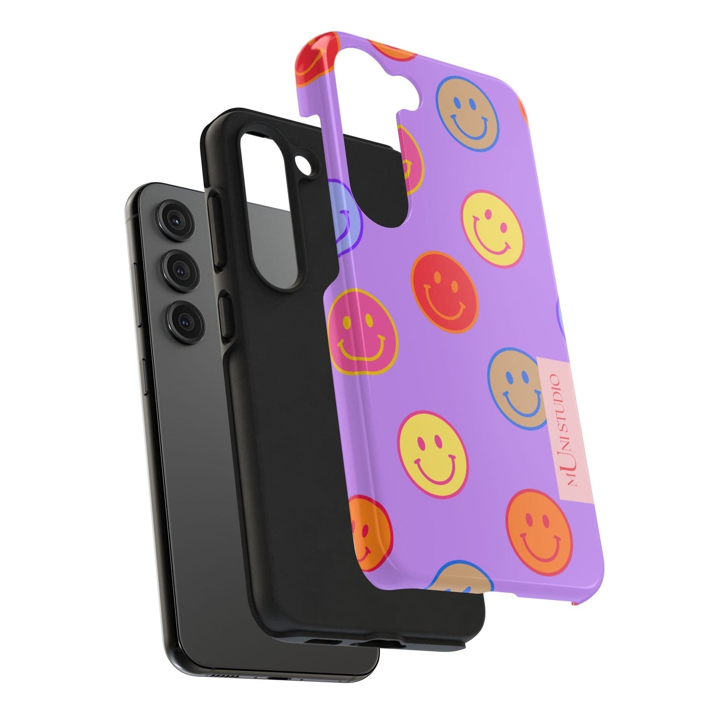 LAVENDER SMILEY, Tough Phone Case