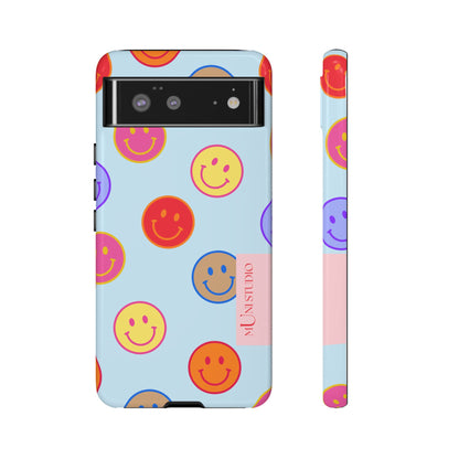 HORIZON BLUE SMILEY, Tough Phone Case