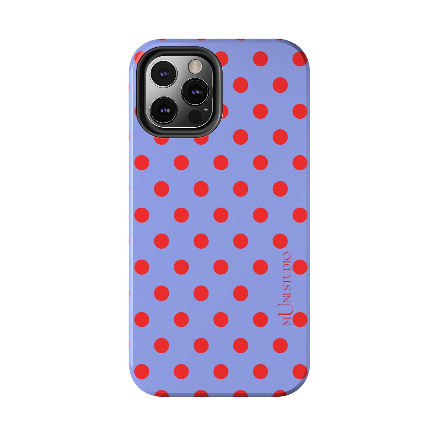 RED POLKA, Tough Phone Case