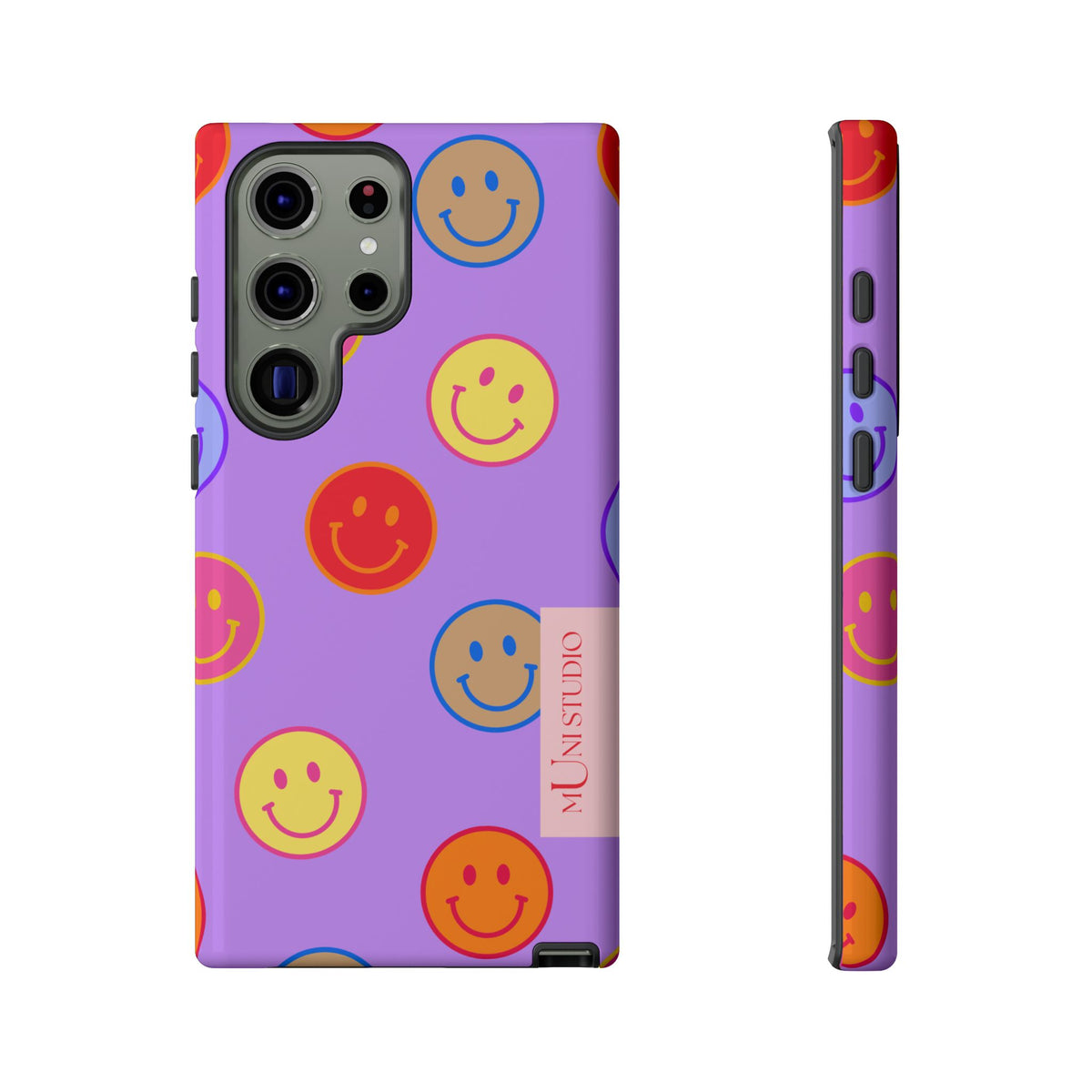 LAVENDER SMILEY, Tough Phone Case