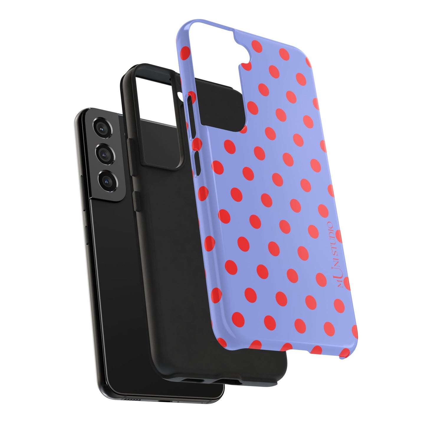 RED POLKA, Tough Phone Case