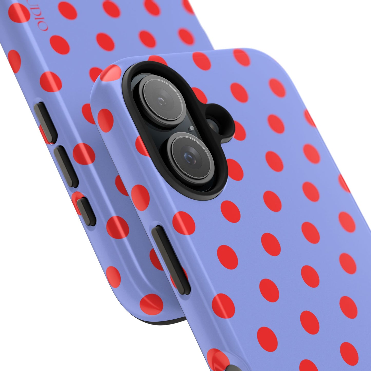 RED POLKA, Tough Phone Case