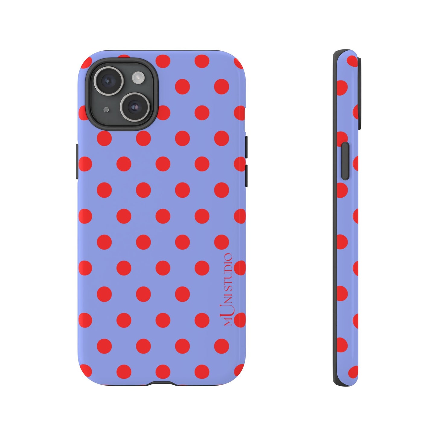 RED POLKA, Tough Phone Case