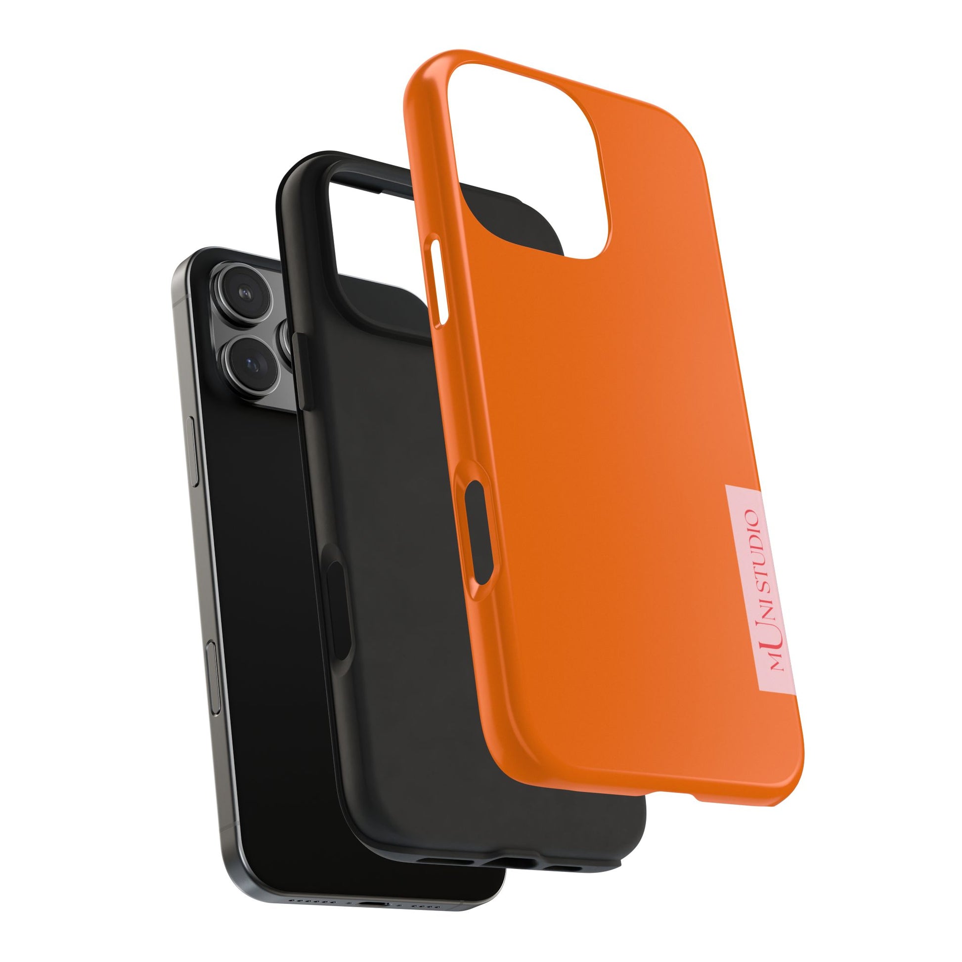 Muni Studio TANGERINE Tough Phone Case – back view