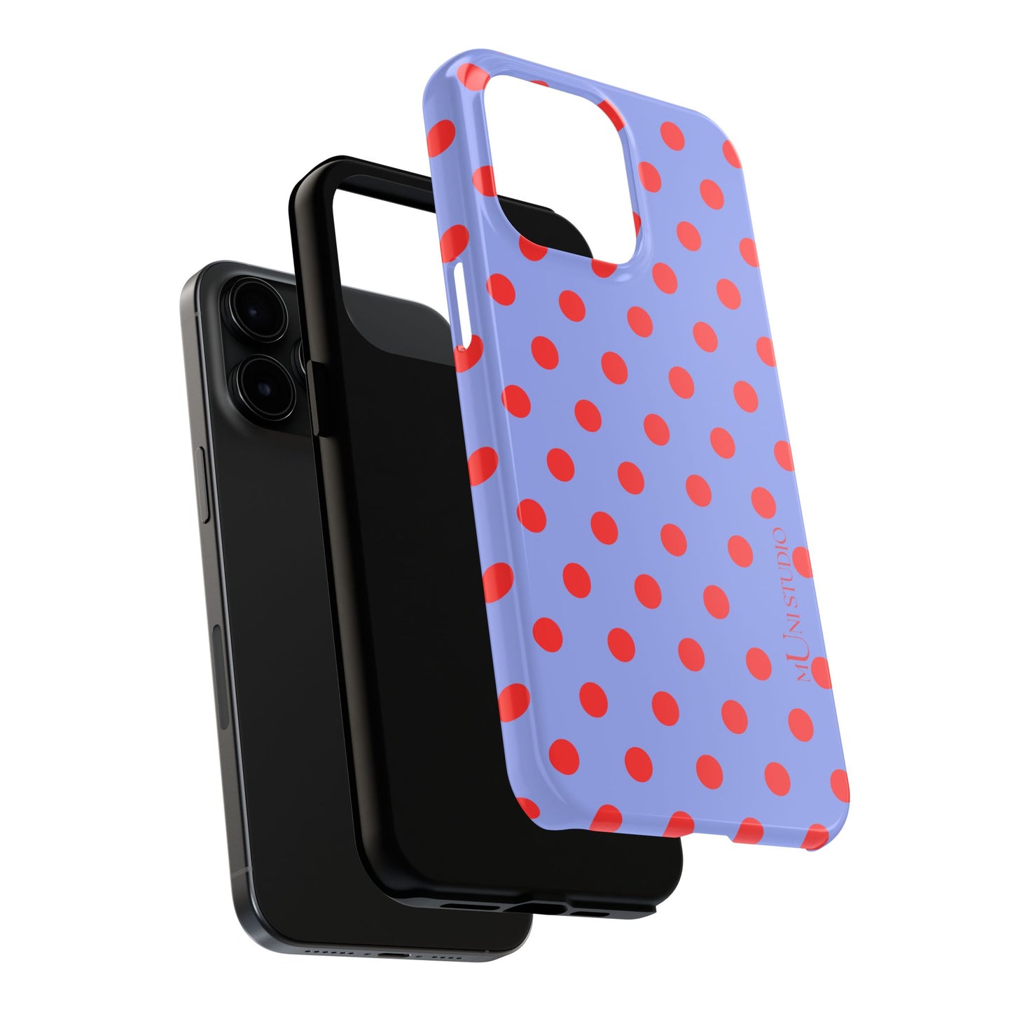 RED POLKA, Tough Phone Case