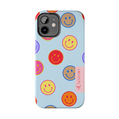 HORIZON BLUE SMILEY, Tough Phone Case