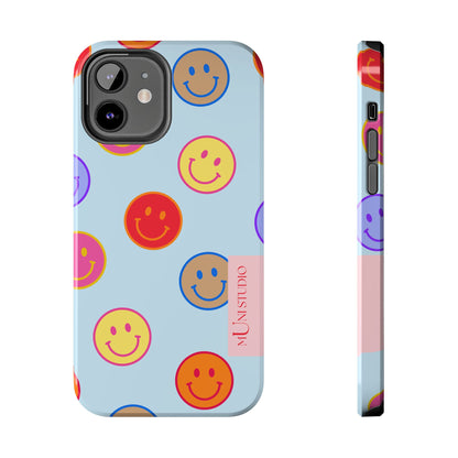 HORIZON BLUE SMILEY, Tough Phone Case